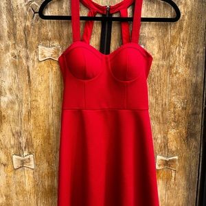 Small Red Mini Material Girl Dress